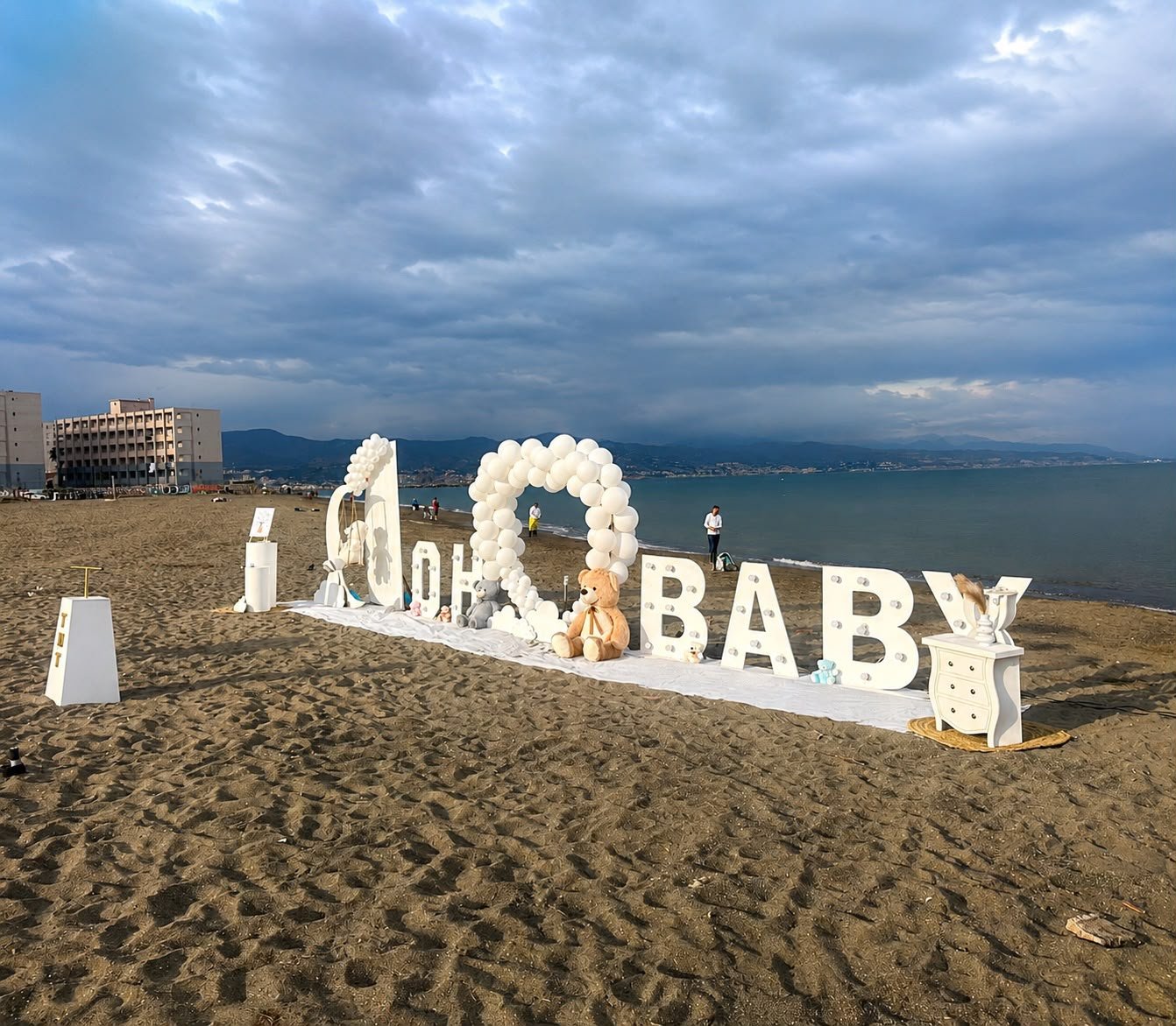 Decoración Oh Baby playa